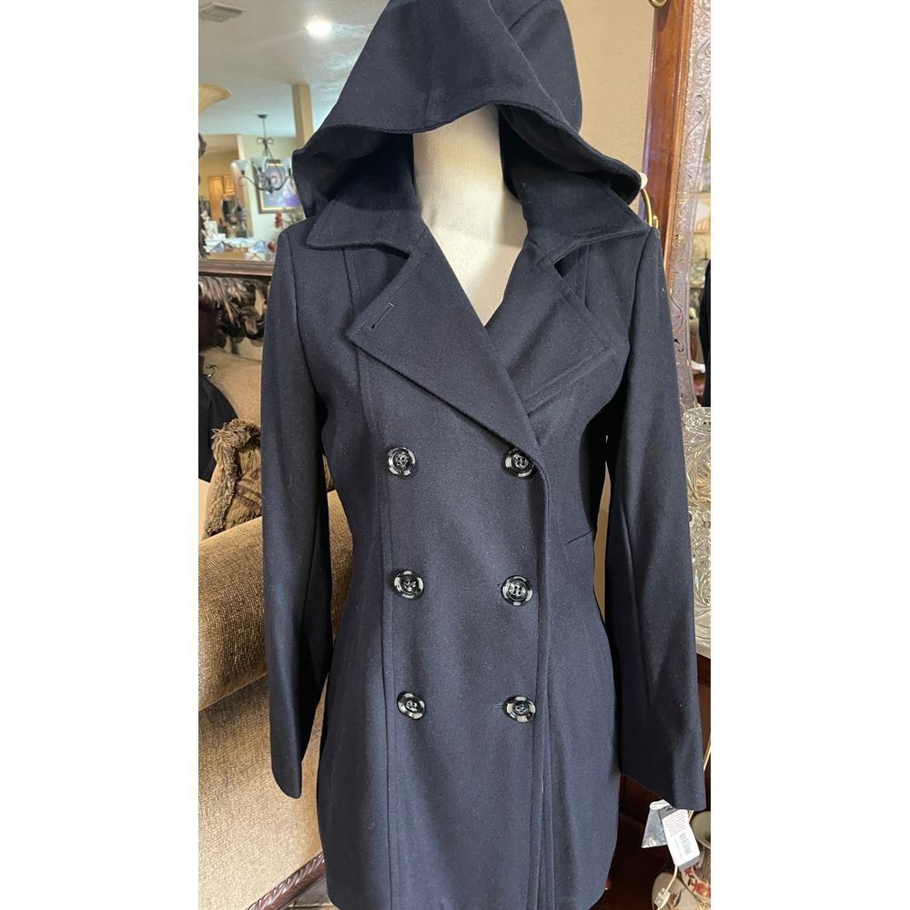 NWT Preston‎ & York hooded peacoat size small